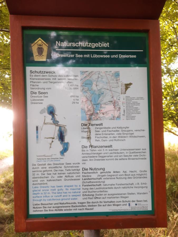 Uns Luett Wohnung Nossentiner Huette Exteriör bild